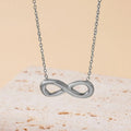 Everlasting Infinity Silver Necklace