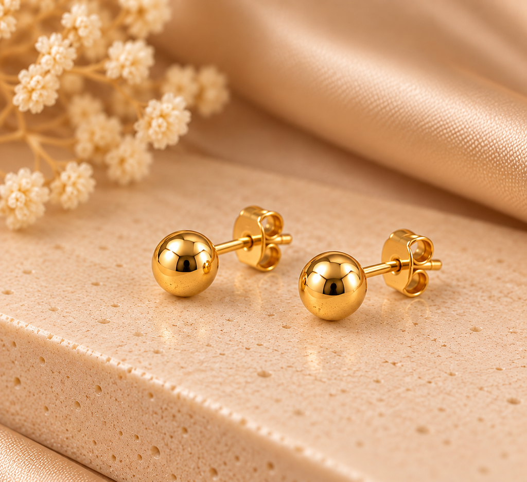 Golden Ball Studs