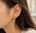 Bunny bow stud