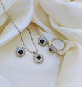 Black Onyx Crystal Set
