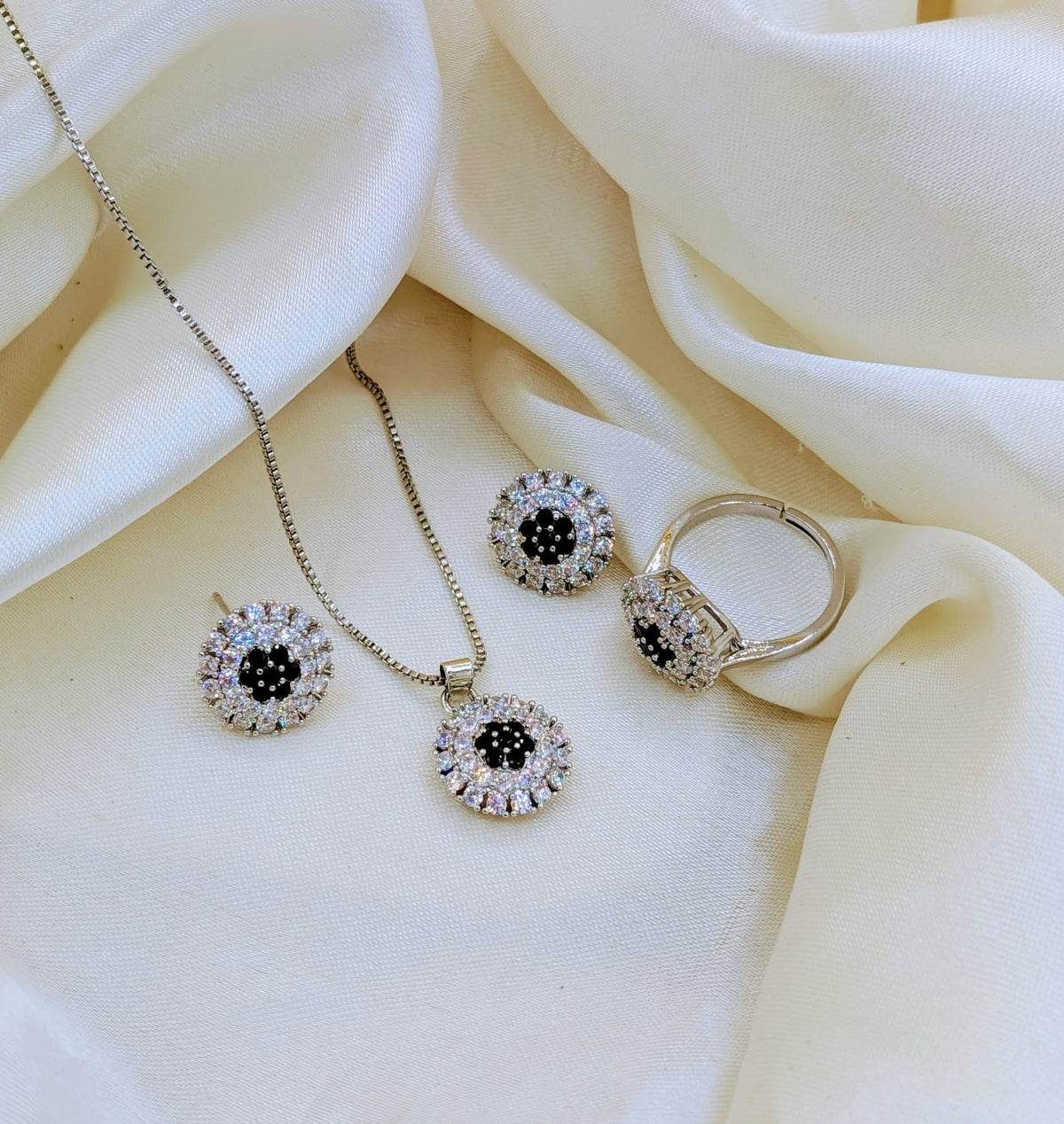 Black Onyx Crystal Set