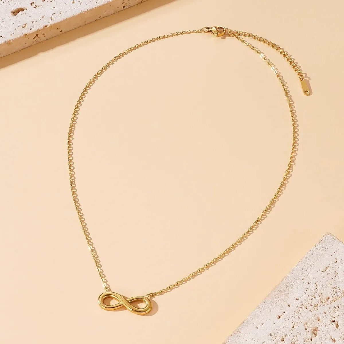 Everlasting Infinity Gold Necklace