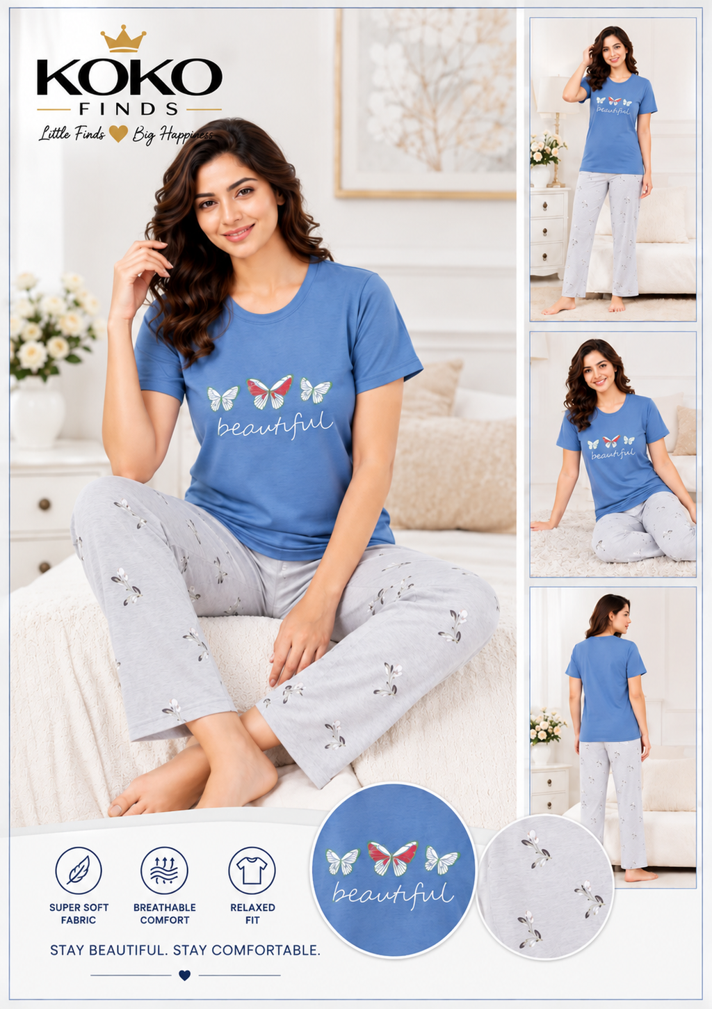 Beautiful Butterfly Lounge Set