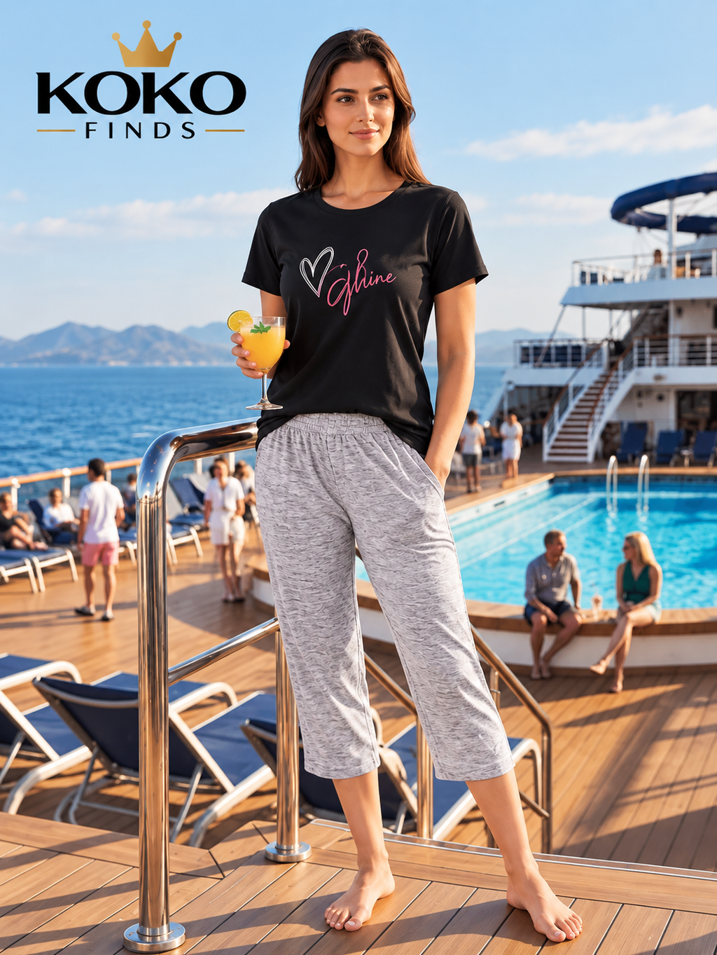 Shine Heart Premium Lounge Set