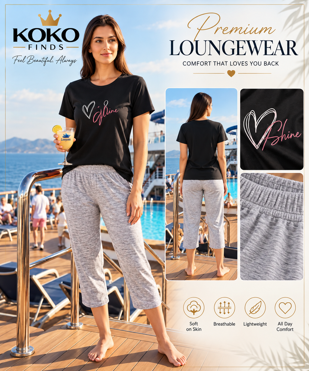Shine Heart Premium Lounge Set