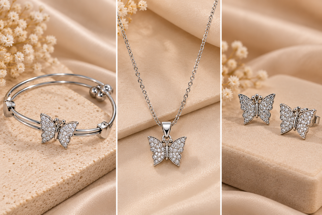 Butterfly Crystal Set