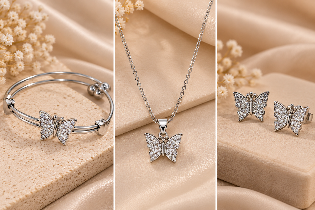 Butterfly Crystal Set