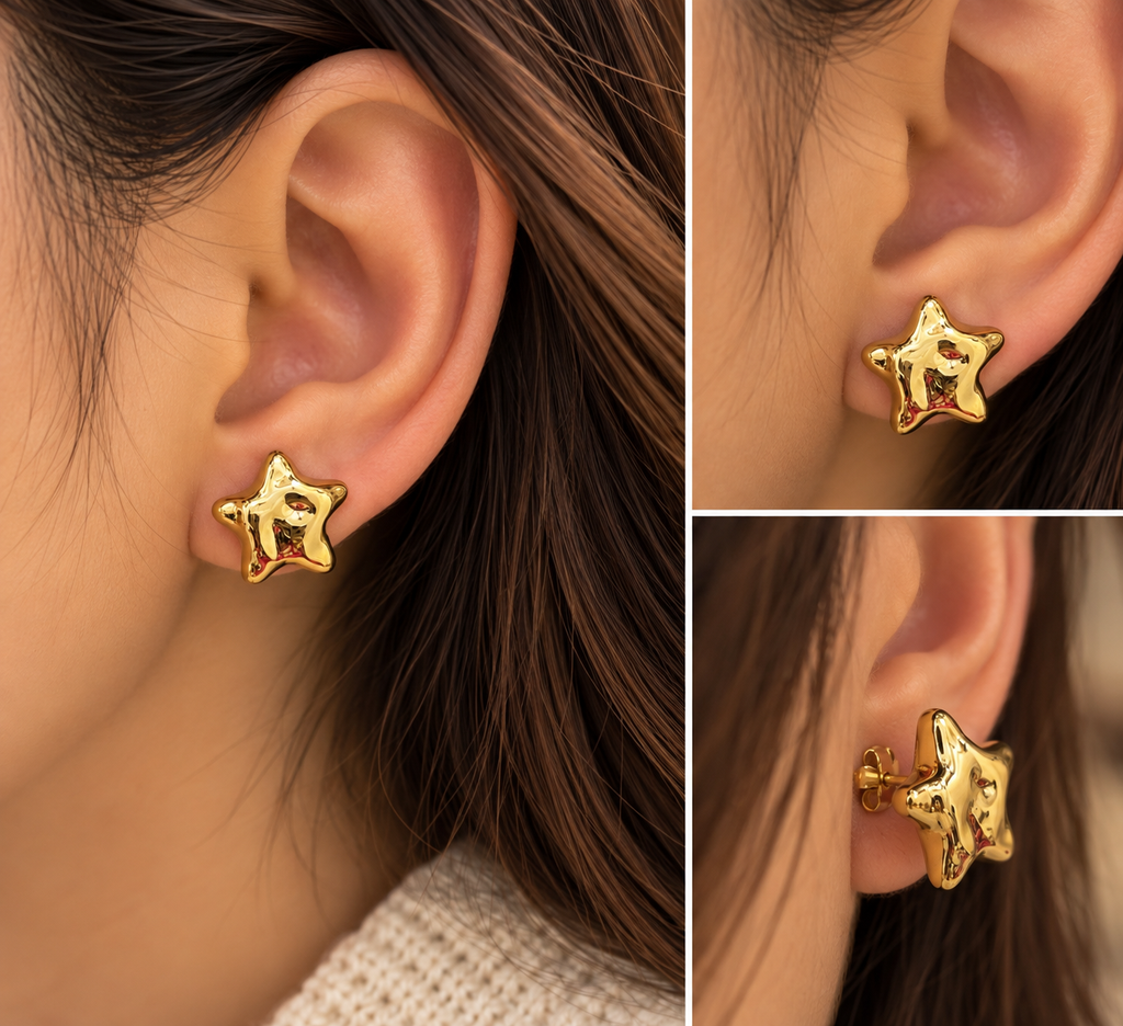 Star twinkle stud